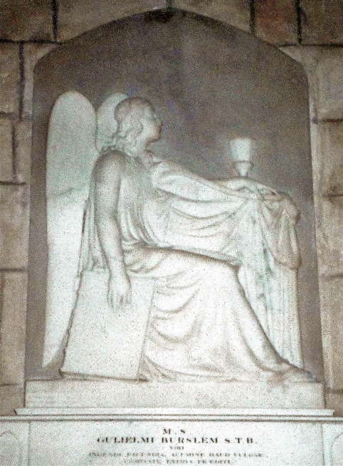 Monument to Guliemi Burslem STB, d. 1820