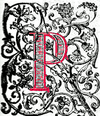 Decorative Initial P