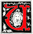 Decorated initial U