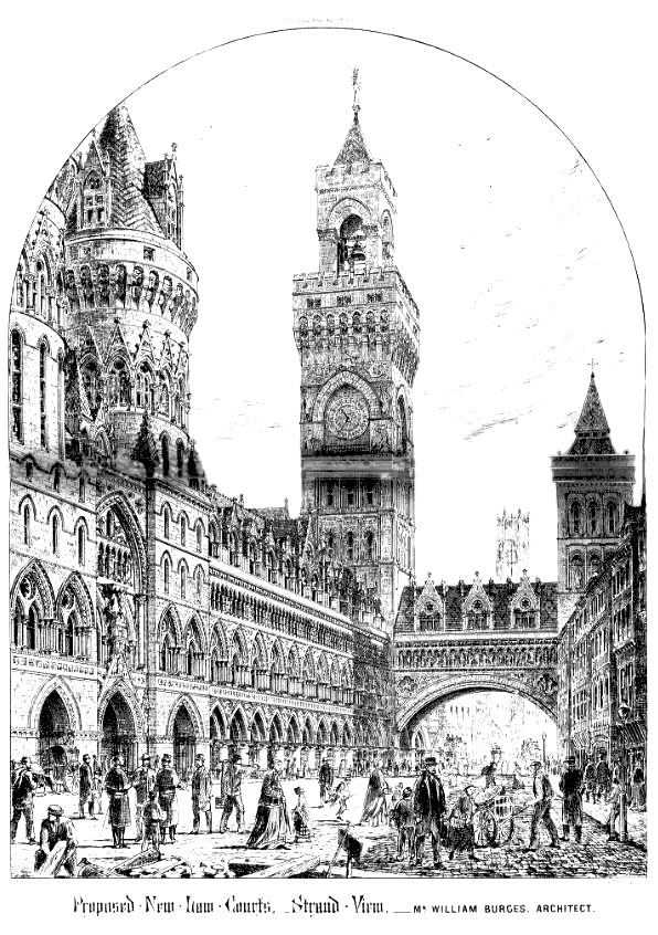 Design for the Law Courts, Strand