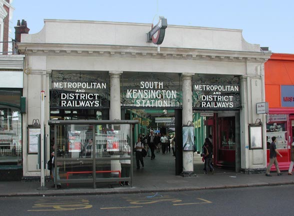 South Kensington Station for the Underground