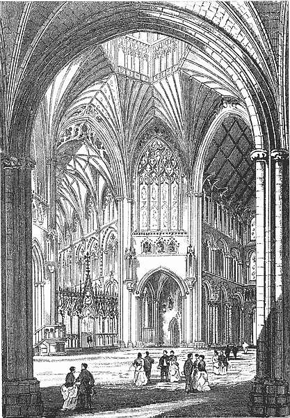 Interior beneath the Octagon, Ely Cathedral
