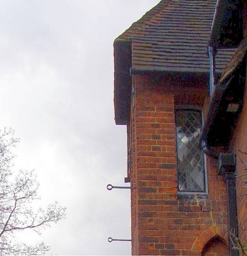 Close-up of dormer, Red House