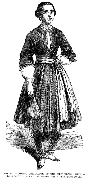 Amelia Bloomer, Originator of the New Dress