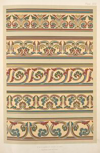Bands of elaborate design in rich colours