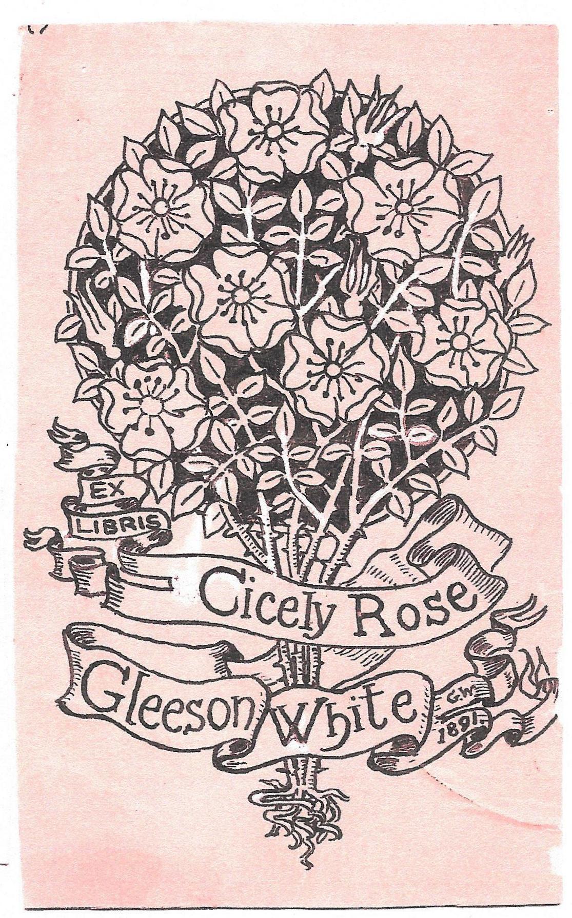 Bookplate for Cicely Rose