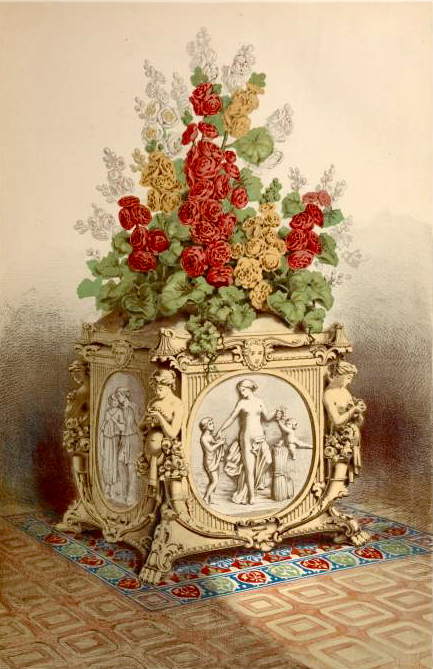 Minton Flower Stand by Baron Marochetti