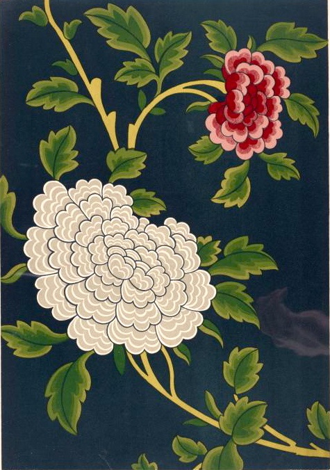  Study of chinese ornament, adapted for a wall decoration