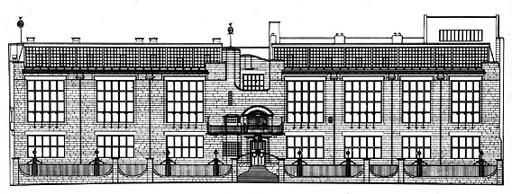 Front elevation, Glasgow College of Art