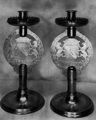 candlesticks by Pugin