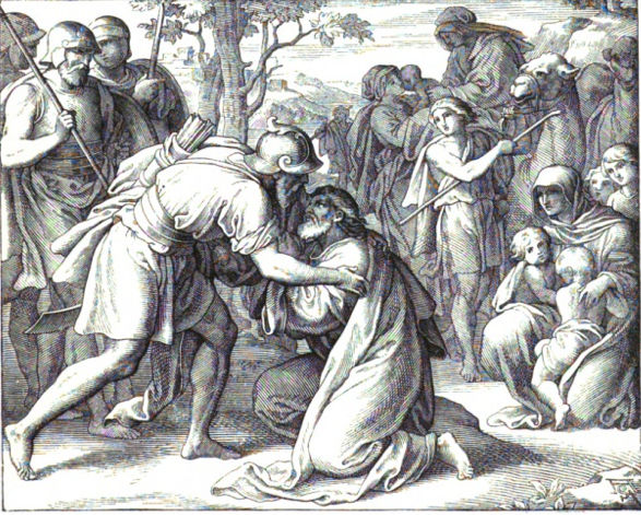 The Reconciliation Of Esau And Jacob By A. Strähuber