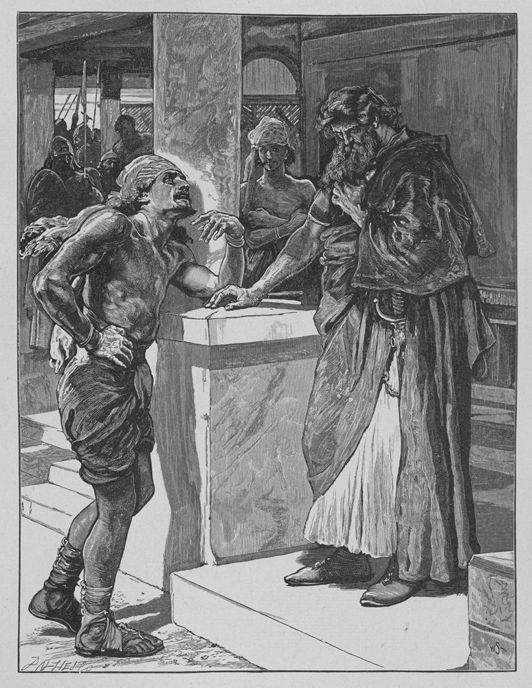 Cushi brings news to David of the death of Absolon