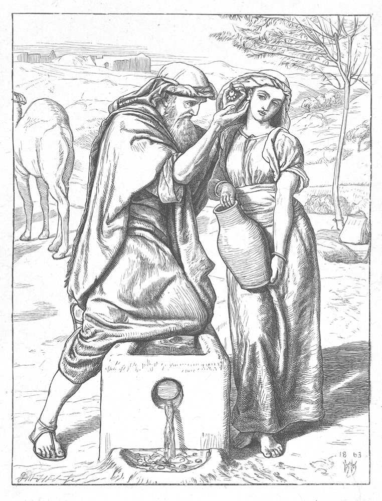 Eliezer and Rebekah at the Well