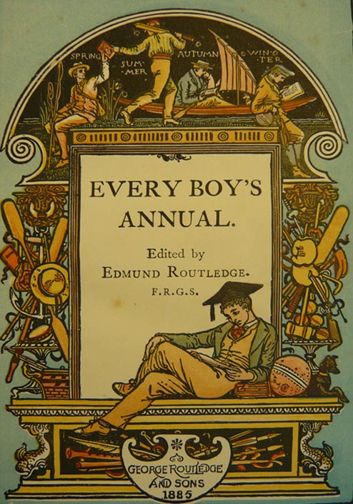 Title-page, Routledge's Every Boy's Annual, 1885