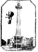 Self Destruction of a Female by Throwing Herself off the Monument