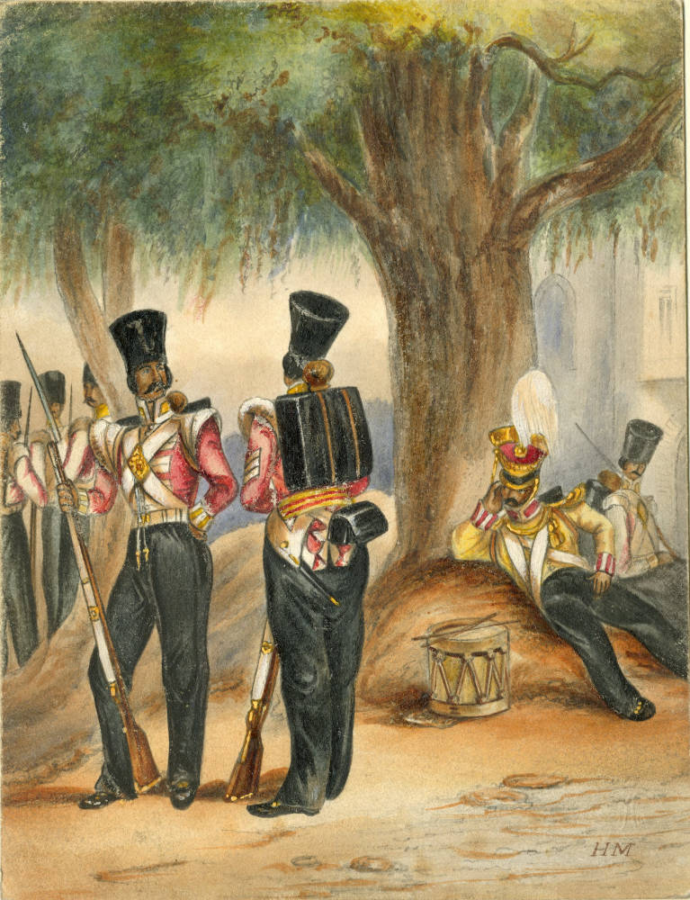 
Bengal Infantry. 65th Regiment, Marching order