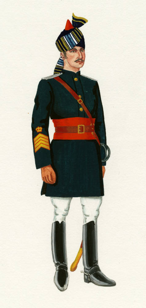 Kot Dafadar Major. 5th Bombay Cavalry