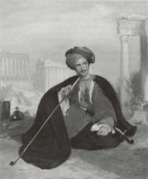 Portrait of George Cummings in Turkish Dress