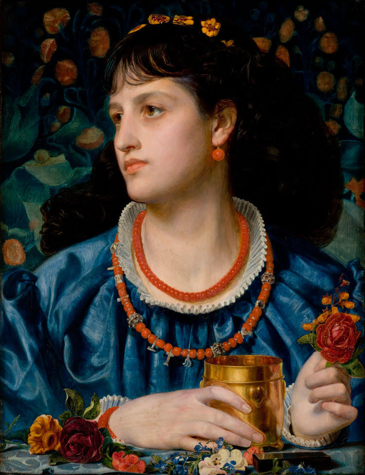 Ysoude with the Love Philtre, painting