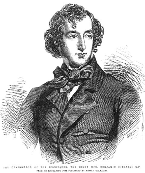 Disraeli in 1852