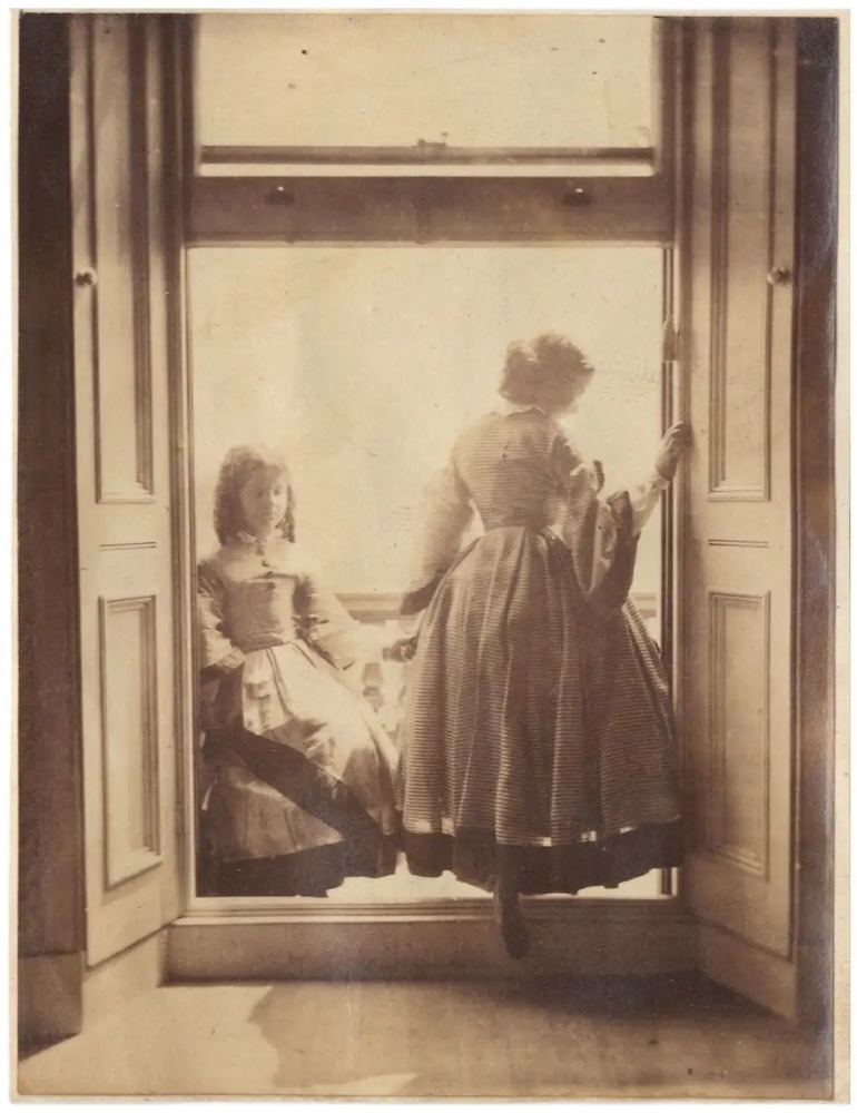 Portrait of Two Girls by a Window