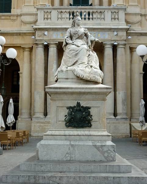 Queen Victoria, by Giuseppe Valente, Valletta, Malta