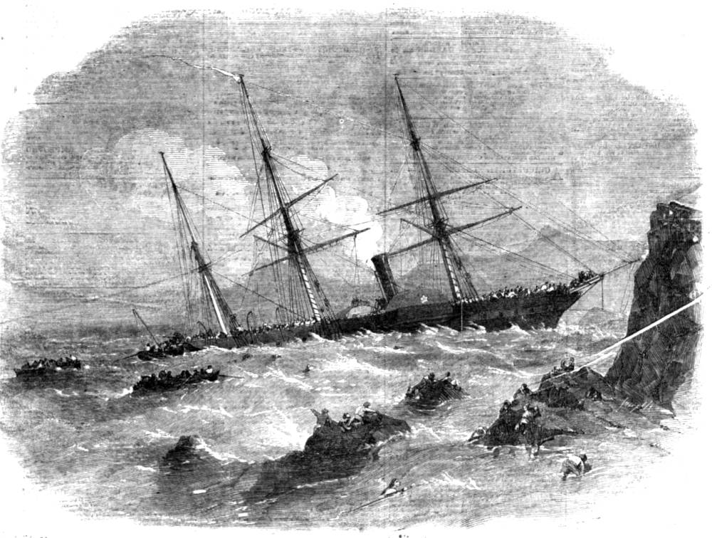 Wreck of the Chilean steamer “Cazador”